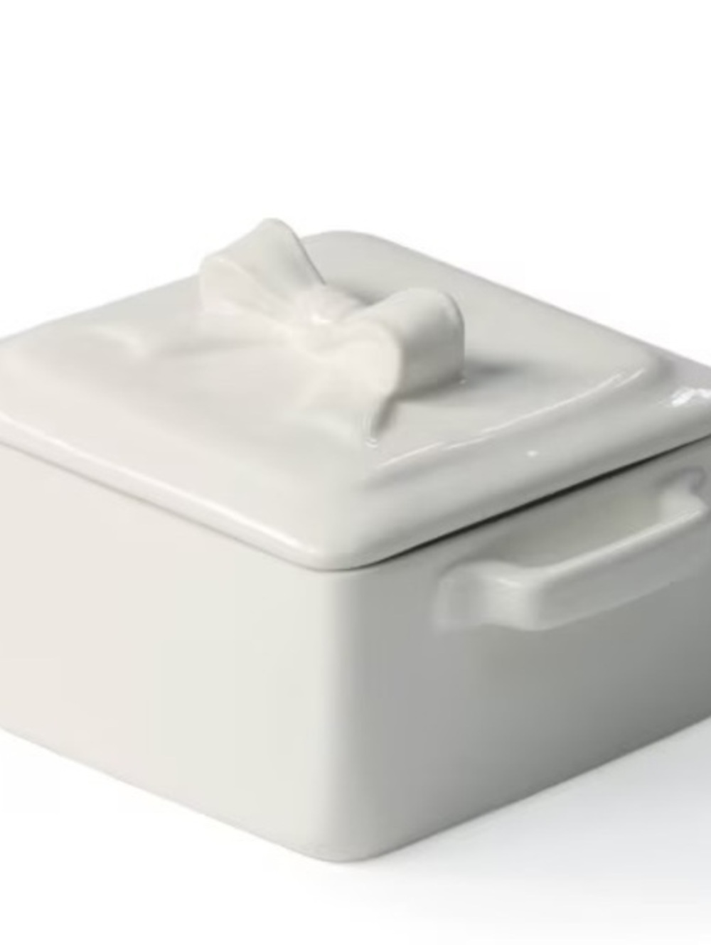 Bow Embellished Ceramic Bakeware
